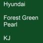 Preview: Hyundai, Forest Green Pearl, KJ.